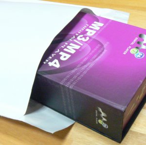 商品を入れて梱包完了